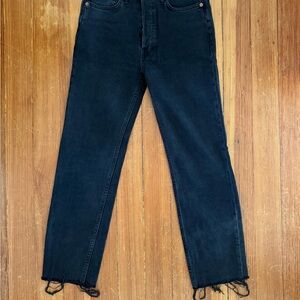 Re/Done Black Denim Jeans